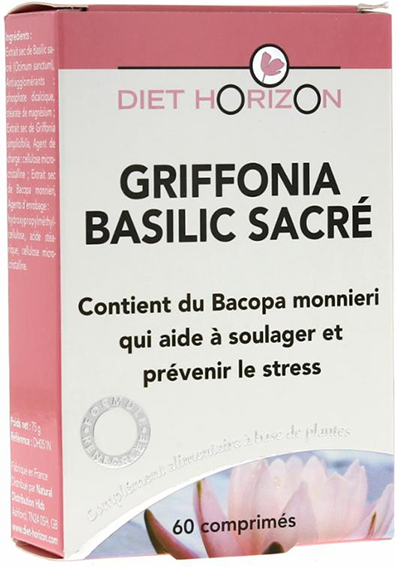 Diet Horizon Duo Griffonia Basilic Sacré 60 comprimés