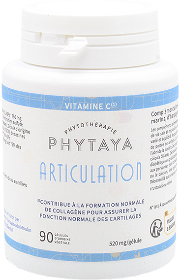 Phytaya Articulations Vitamine C Harpagophytum 90 gélules