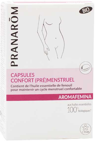 Pranarom Aromafemina Confort (Pré)Menstruel Bio 30 capsules