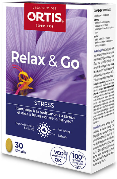 Ortis Relax & Go Stress 30 comprimés