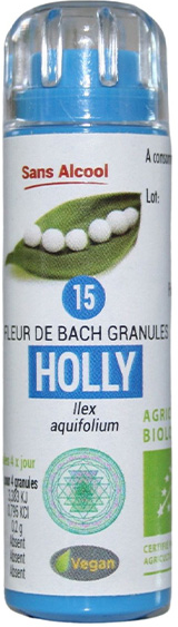 Kosmeo B Kosmeo Fleur de Bach 0% Alcool n°15 Holly Bio 120 granules