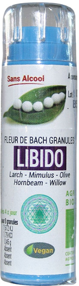 Kosmeo B Kosmeo Complexe Fleurs de Bach 0% Alcool Libido Bio 120 granules