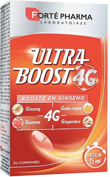 Forté Pharma Vitalité 4G Booster d'Energie Ultra Boost 30 comprimés Anti Fatigue