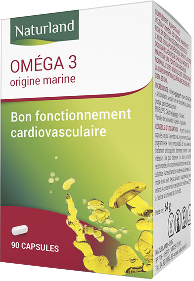 Naturland Oméga 3 90 capsules