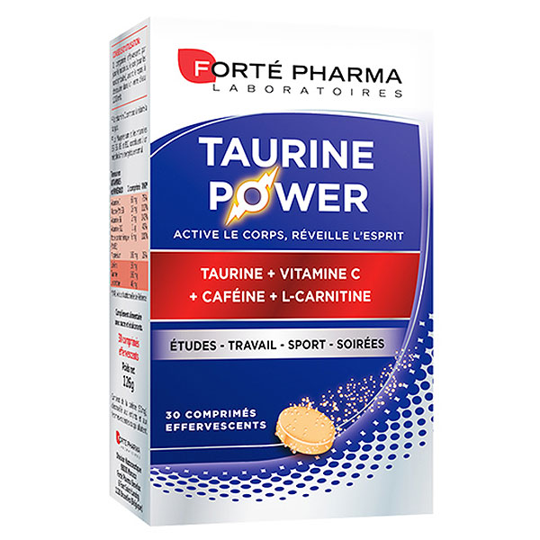 Forté Pharma Énergie Taurine Power 30 comprimés effervescents