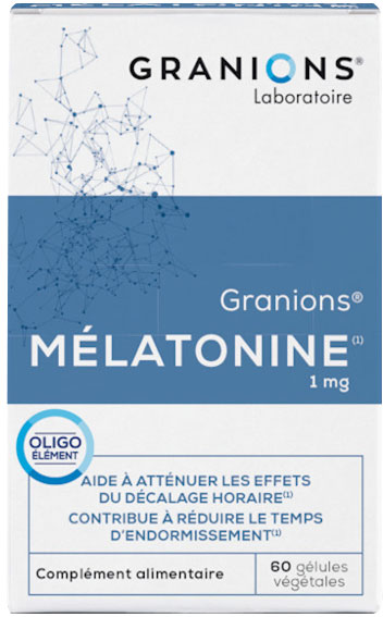 Laboratoire des Granions Granions Mélatonine 60 gélules