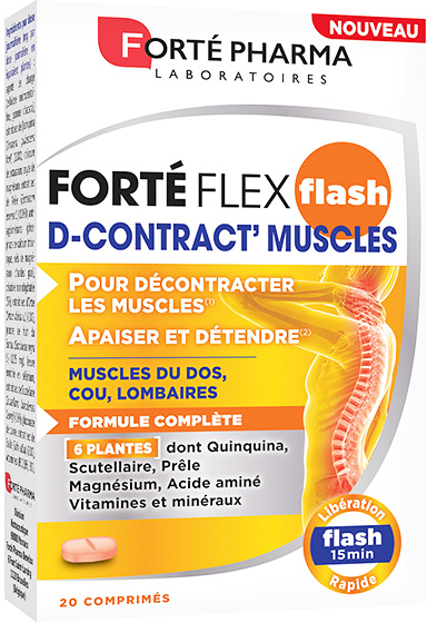 Forté Pharma Forté Flex Flash D-Contract' Muscles 20 comprimés