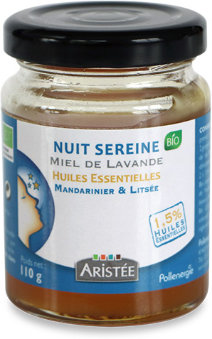 Aristée Miels Huiles Essentielles Nuit Sereine 110g