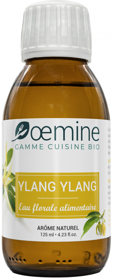 Oemine Eau Florale Alimentaire Ylang Ylang Bio 125ml