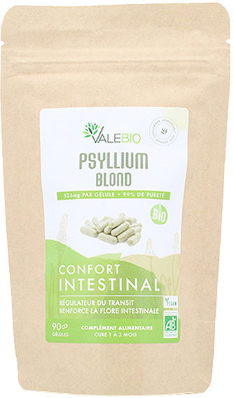 Valebio Psyllium Blond Bio 90 gélules