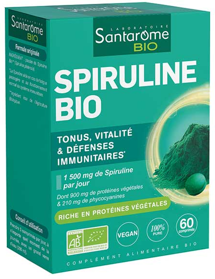 Santarome Bio Spiruline Bio 60 comprimés