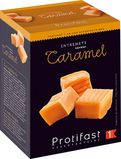 Protifast Entremet Hyperprotéiné Caramel 7 Sachets