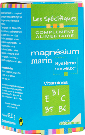 Exopharm Magnésium Marin 60 comprimés