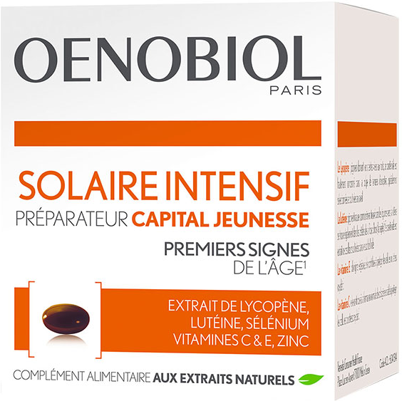 Oenobiol Solaire Intensif Préparateur Capital Jeunesse 30 capsules