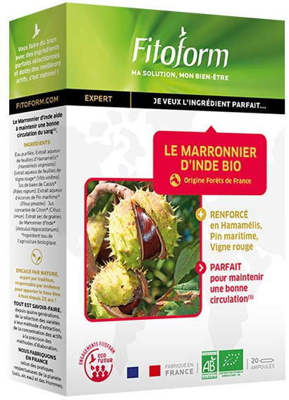 Fitoform Marronnier d'Inde Bio 20 ampoules