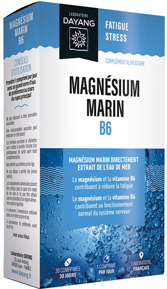 Dayang Magnésium Marin B6 30 comprimés