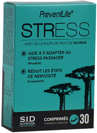 SID Nutrition Prevent Life Stress 30 comprimés