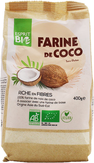 Esprit Bio Farine de Coco Bio 400g