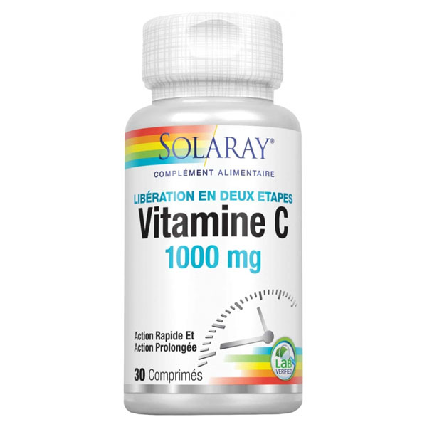 Solaray Vitamine C 1000mg 30 comprimés