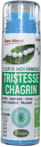 Kosmeo B Kosmeo Complexe Fleurs de Bach 0% Alcool Tristesse Chagrin Bio 120 granules