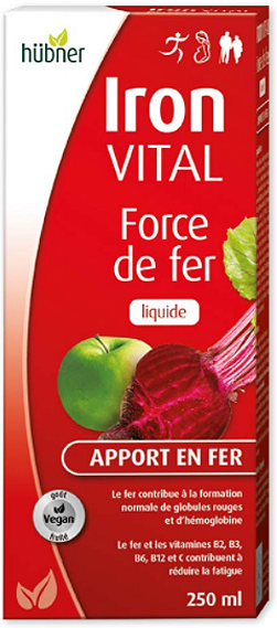 Hubner Hübner Iron Vital Force de Fer 250ml