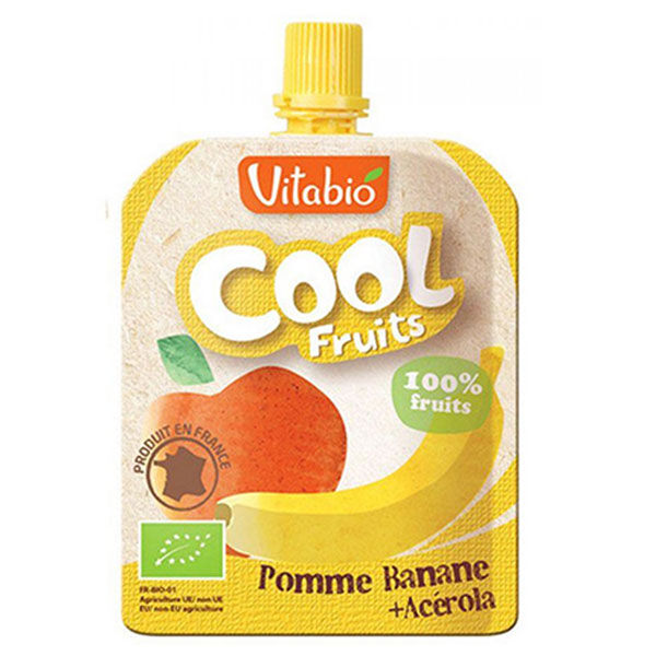 Vitabio Cool Fruits Pomme Banane + Acérola 90g