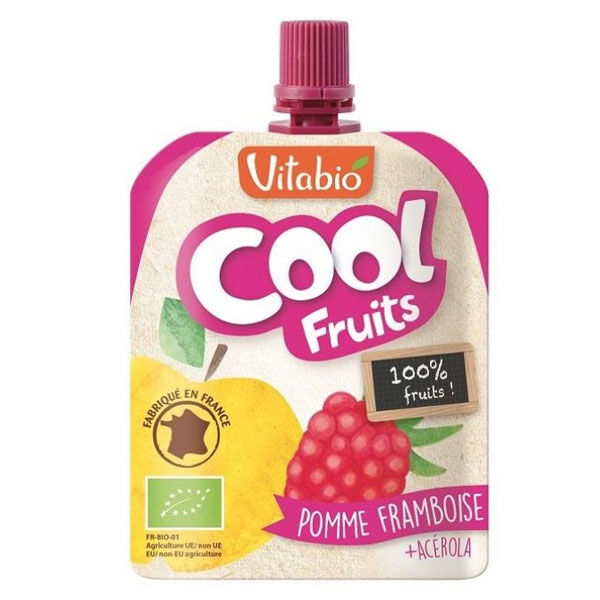 Vitabio Cool Fruits Pomme Framboise + Acérola 90g