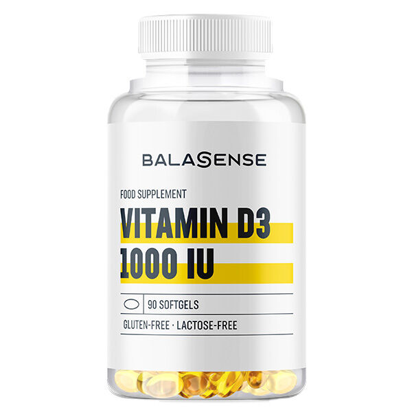 Balasense Vitamine D3 1000 UI 90 capsules