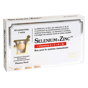 Pharma Nord Selenium+Zinc 30 comprimes