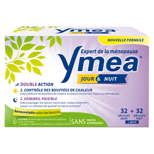 Ymea Ymea Menopause Bouffees de Chaleur et Sommeil 64 Gelules