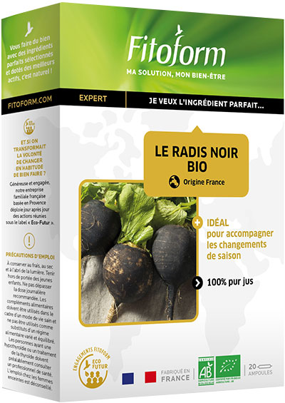 Fitoform Le Radis Noir Bio 20 ampoules