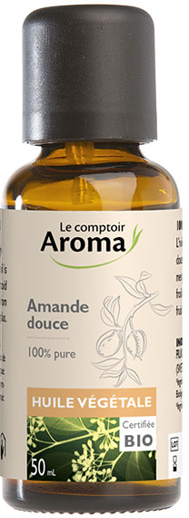 Le Comptoir Aroma Huile Végétale Amande Douce Bio 50ml