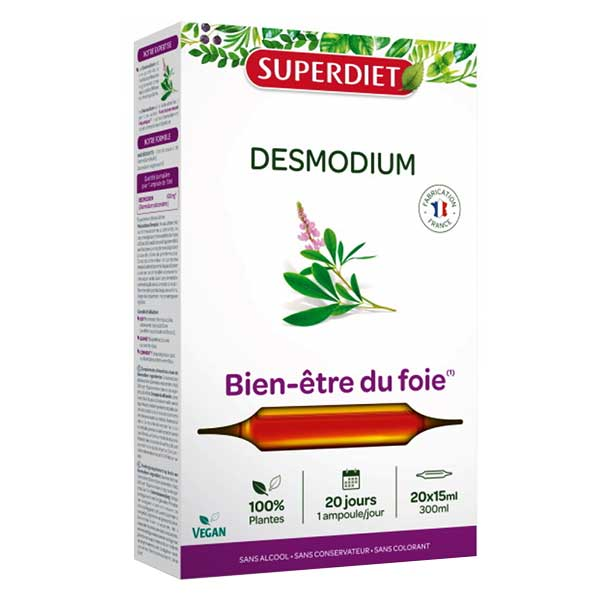 Superdiet Desmodium 20 ampoules