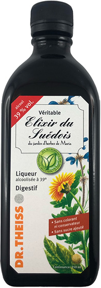 Dr Theiss Elixir Du Suedois Bio 39° 350ml