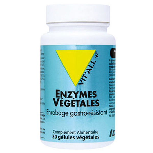 Vit'all+ Enzymes Végétales 30 gélules végétales