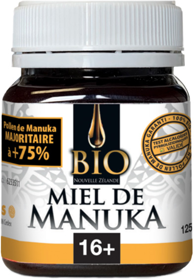 Miel de Manuka Bio Actif 16+ 250g