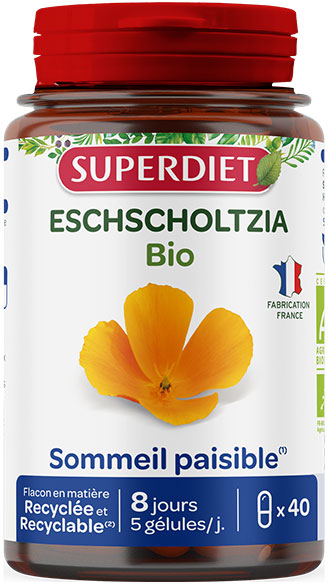 Superdiet Eschscholtzia Bio 40 gélules