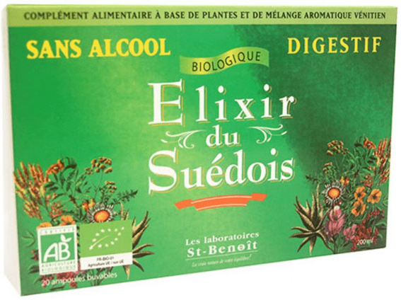 Laboratoires St-Benoît Elixir du Suédois Digestif Bio 20 ampoules