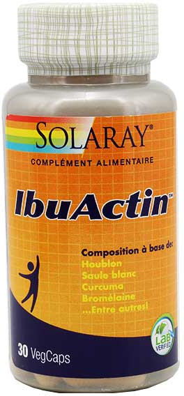 Solaray IbuActin Jour 30 capsules végétales