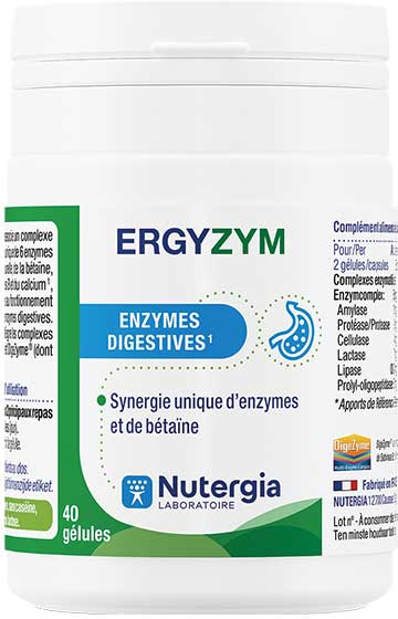 Nutergia Ergyzym 40 gélules