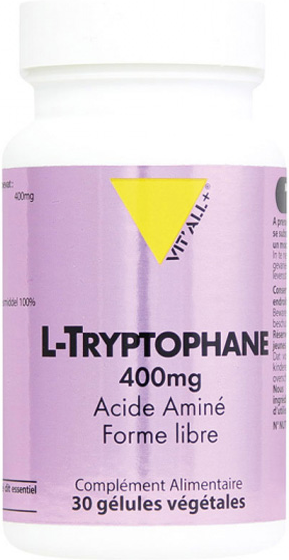 Vit'all+ L-Tryptophane 400mg 30 gélules végétales