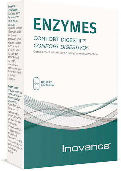 Inovance Enzymes Confort Digestif 20 gélules