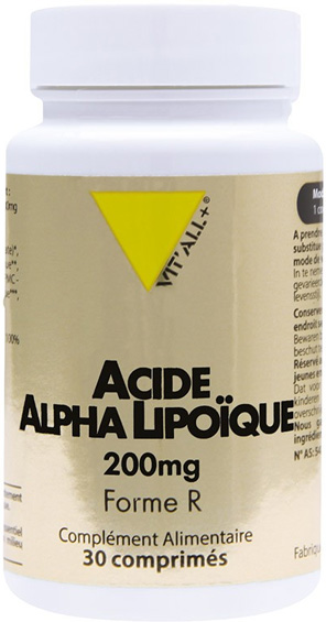 Vit'all+ Acide Alpha Lipoïque 200mg 30 comprimés