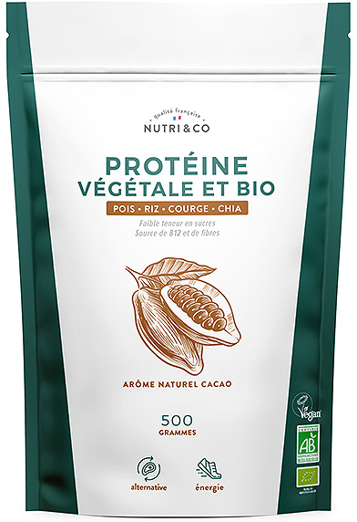 Nutri & Co Protéine Végétale et Bio 500g