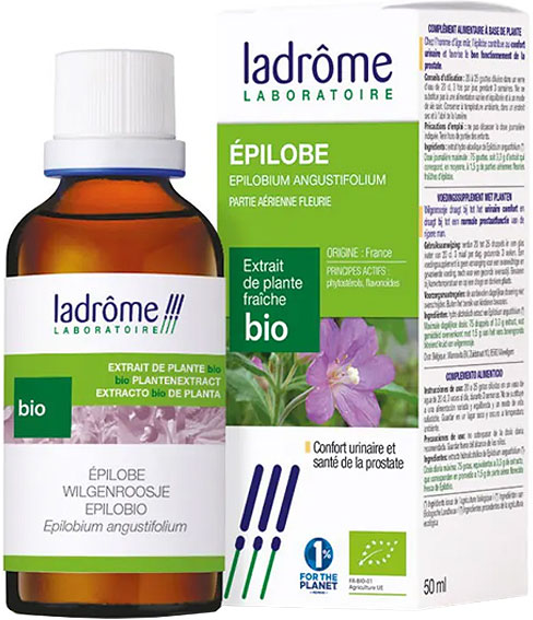 Ladrôme Extraits de Plantes Fraîches Epilobe Bio 50ml