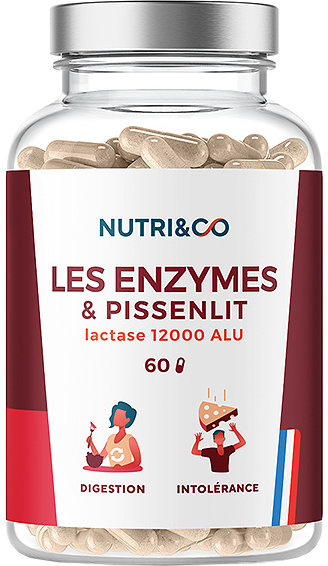 Nutri & Co Nutri&Co; Enzymes Digestives Digestion Difficile et Intolérance 60 gélules