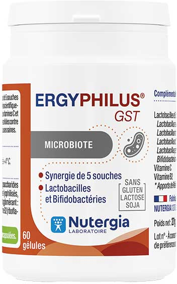 Nutergia Ergyphilus GST Probiotiques 60 gélules