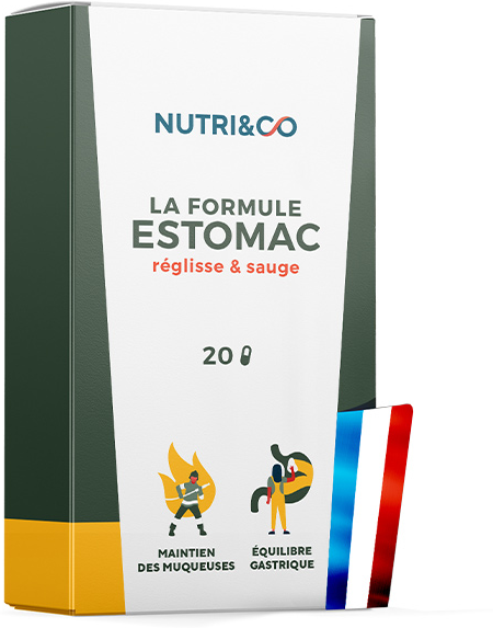 Nutri & Co Nutri&Co; La Formule Estomac Anti Reflux et Brûlures d'Estomac Vegan 20 gélules