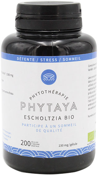 Phytaya Sommeil Escholtzia Bio 200 gélules