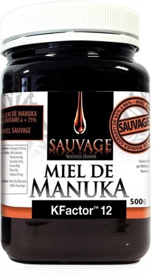 Miel de Manuka Sauvage KFactor 12 500g